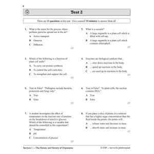 Edexcel International GCSE Biology: 10-Minute Tests (with answers) Look Inside Image 4
