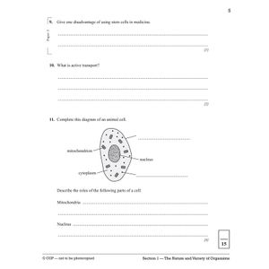 Edexcel International GCSE Biology: 10-Minute Tests (with answers) Look Inside Image 5
