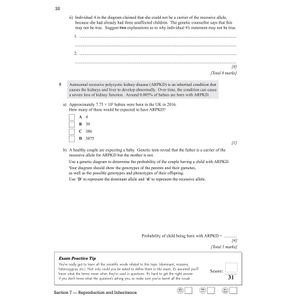 Edexcel International GCSE Biology: Grade 8-9 Targeted Exam Practice Workbook (with answers) Look Inside Image 5