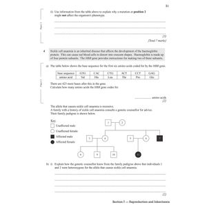 Edexcel International GCSE Biology: Grade 8-9 Targeted Exam Practice Workbook (with answers) Look Inside Image 4