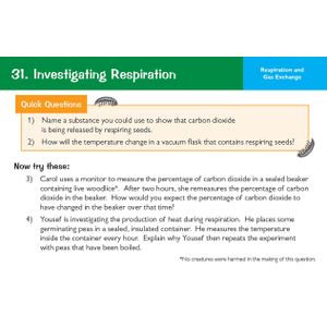Edexcel International GCSE Biology: Revision Question Cards Look Inside Image 3