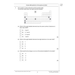 Edexcel International GCSE Chemistry Practice Papers Look Inside Image 3
