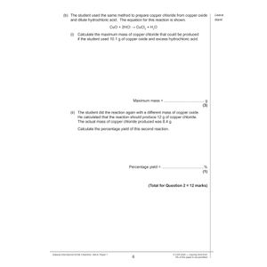 Edexcel International GCSE Chemistry Practice Papers Look Inside Image 6
