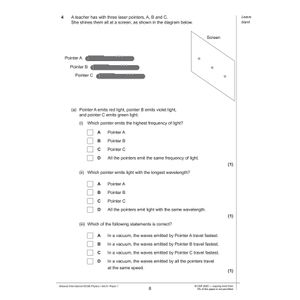 Edexcel International GCSE Physics Practice Papers Look Inside Image 3