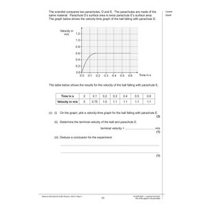 Edexcel International GCSE Physics Practice Papers Look Inside Image 6