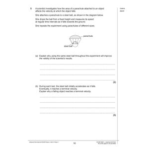 Edexcel International GCSE Physics Practice Papers Look Inside Image 5