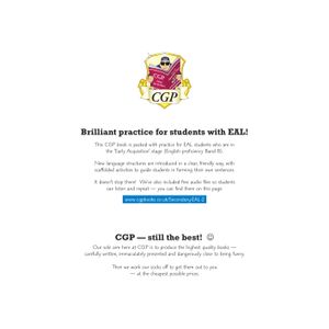 English as an Additional Language (EAL) for Ages 11-16 - Workbook 2 (Early Acquisition) Look Inside Image 1