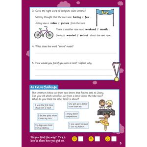 English Comprehension Activity Book for Ages 6-7 (Year 2) Look Inside Image 3