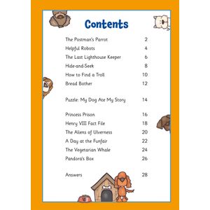 English Comprehension Activity Book for Ages 7-8 (Year 3) Look Inside Image 1