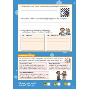 English Comprehension Activity Book for Ages 8-9 (Year 4) Look Inside Image 3