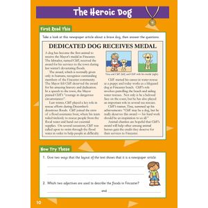 English Comprehension Activity Book for Ages 8-9 (Year 4) Look Inside Image 4