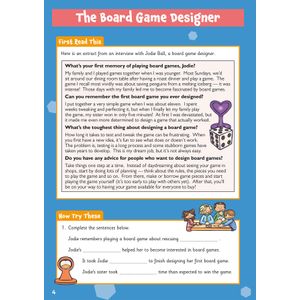 English Comprehension Activity Book for Ages 8-9 (Year 4) Look Inside Image 2