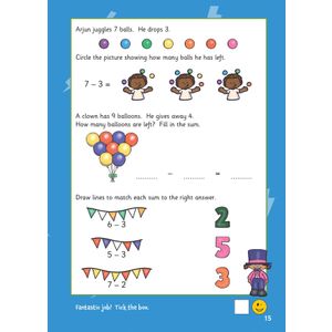 First Sums Activity Book for Ages 4-5 (Reception) Look Inside Image 6