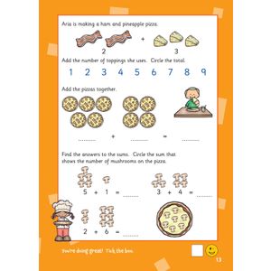 First Sums Activity Book for Ages 4-5 (Reception) Look Inside Image 4