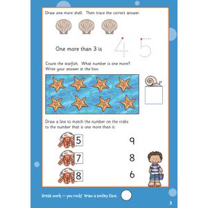 First Sums Wipe-Clean Activity Book for Ages 4-5 (with pen) Look Inside Image 3