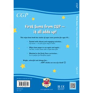 First Sums Wipe-Clean Activity Book for Ages 4-5 (with pen) Look Inside Image 4