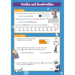 Fractions & Decimals Maths Activity Book for Ages 8-9 (Year 4) Look Inside Image 4