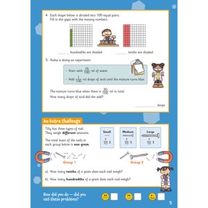 Fractions & Decimals Maths Activity Book for Ages 8-9 (Year 4) Look Inside Image 5