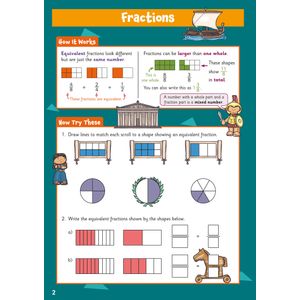 Fractions & Decimals Maths Activity Book for Ages 8-9 (Year 4) Look Inside Image 2
