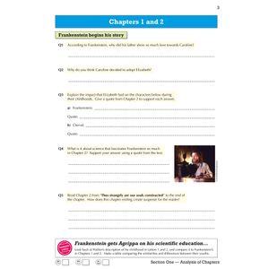 Frankenstein Study & Workbook Pack (Ages 14-16) Look Inside Image 11