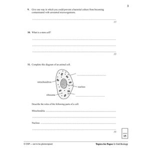 GCSE Biology AQA 10-Minute Tests Look Inside Image 3
