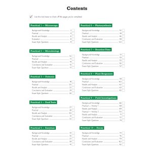 GCSE Biology AQA Required Practicals Course Booklet Look Inside Image 1