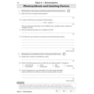 GCSE Biology Exam Workbook (Ages 14-16) Look Inside Image 3