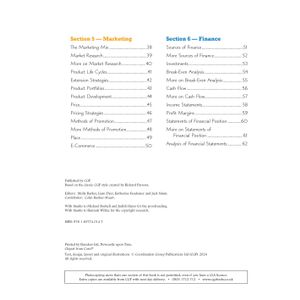 GCSE Business AQA Knowledge Organiser Look Inside Image 2