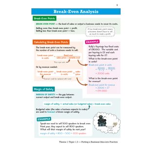 GCSE Business Edexcel Knowledge Organiser Look Inside Image 5
