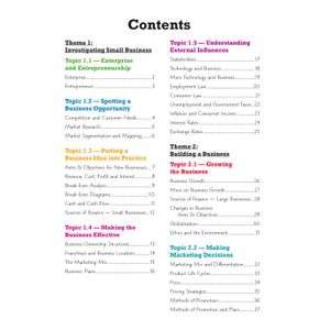 GCSE Business Edexcel Knowledge Organiser Look Inside Image 1
