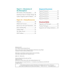 GCSE Chemistry AQA Knowledge Organiser Look Inside Image 2
