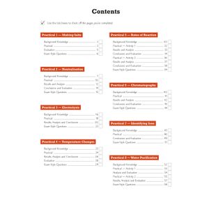GCSE Chemistry AQA Required Practicals Course Booklet Look Inside Image 1