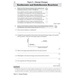 GCSE Chemistry Exam Workbook (Ages 14-16) Look Inside Image 3