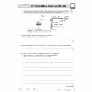 GCSE Combined Science AQA Higher Exam Practice Workbook Look Inside Image 10