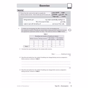 GCSE Combined Science AQA Higher Exam Practice Workbook Look Inside Image 16