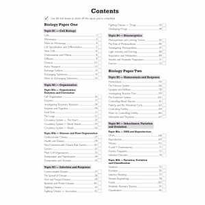 GCSE Combined Science AQA Higher Exam Practice Workbook Look Inside Image 1