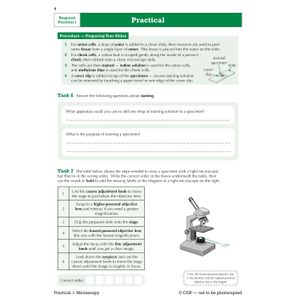 GCSE Combined Science Biology AQA Required Practicals Course Booklet - Higher Look Inside Image 4