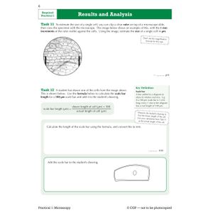 GCSE Combined Science Biology AQA Required Practicals Course Booklet - Higher Look Inside Image 6