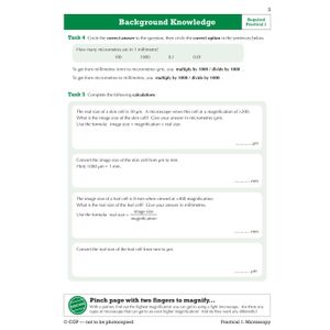 GCSE Combined Science Biology AQA Required Practicals Course Booklet - Foundation Look Inside Image 3