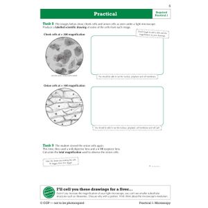GCSE Combined Science Biology AQA Required Practicals Course Booklet - Foundation Look Inside Image 5