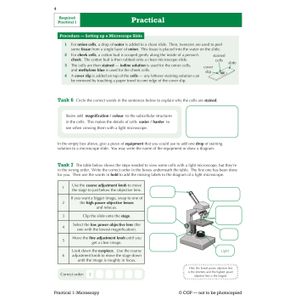 GCSE Combined Science Biology AQA Required Practicals Course Booklet - Foundation Look Inside Image 4
