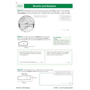 GCSE Combined Science Biology AQA Required Practicals Course Booklet - Foundation Look Inside Image 6