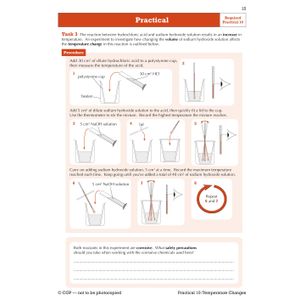 GCSE Combined Science Chemistry AQA Required Practicals Course Booklet - Higher Look Inside Image 3