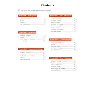 GCSE Combined Science Chemistry AQA Required Practicals Course Booklet - Foundation Look Inside Image 1