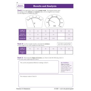 GCSE Combined Science Physics AQA Required Practicals Course Booklet - Higher Look Inside Image 5