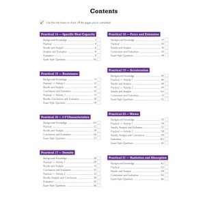 GCSE Combined Science Physics AQA Required Practicals Course Booklet - Higher Look Inside Image 1