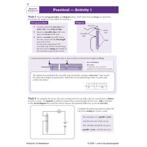 GCSE Combined Science Physics AQA Required Practicals Course Booklet - Foundation Look Inside Image 3
