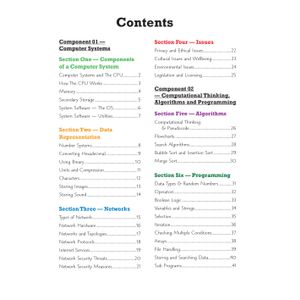 GCSE Computer Science OCR Knowledge Organiser Look Inside Image 1