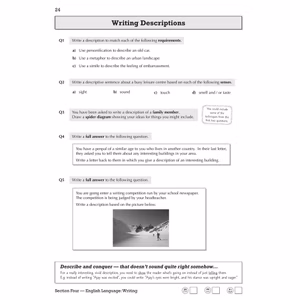 GCSE English Language and Literature Workbook (includes Answers) Look Inside Image 3
