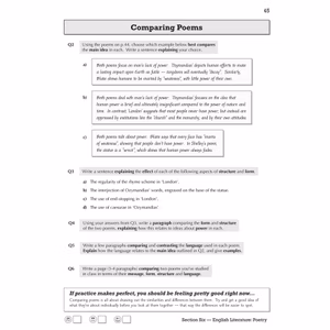 GCSE English Language and Literature Workbook (includes Answers) Look Inside Image 6